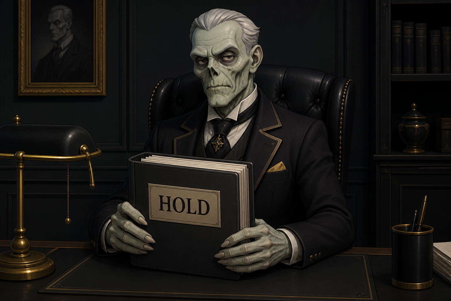 Hold the book
